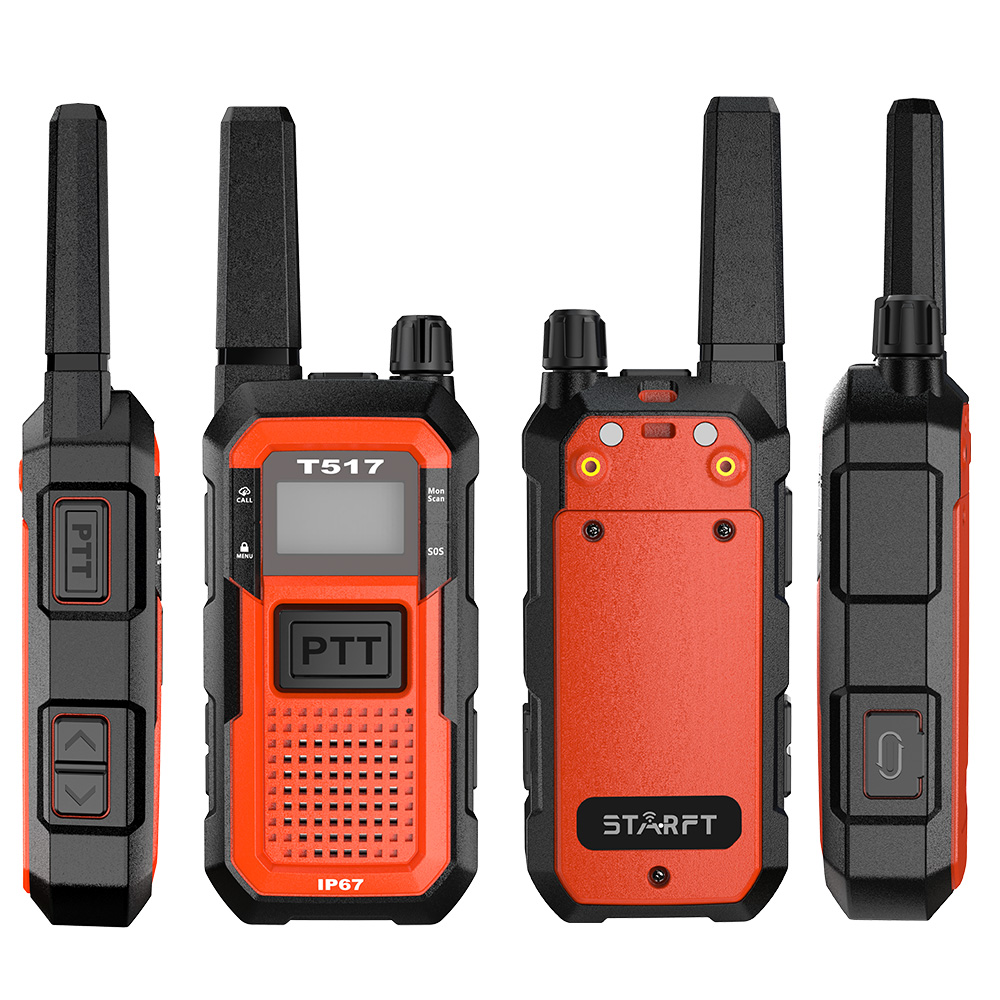 Starft T517 IP67 Waterproof Heavy Duty License-free PMR446 Two-way Radio