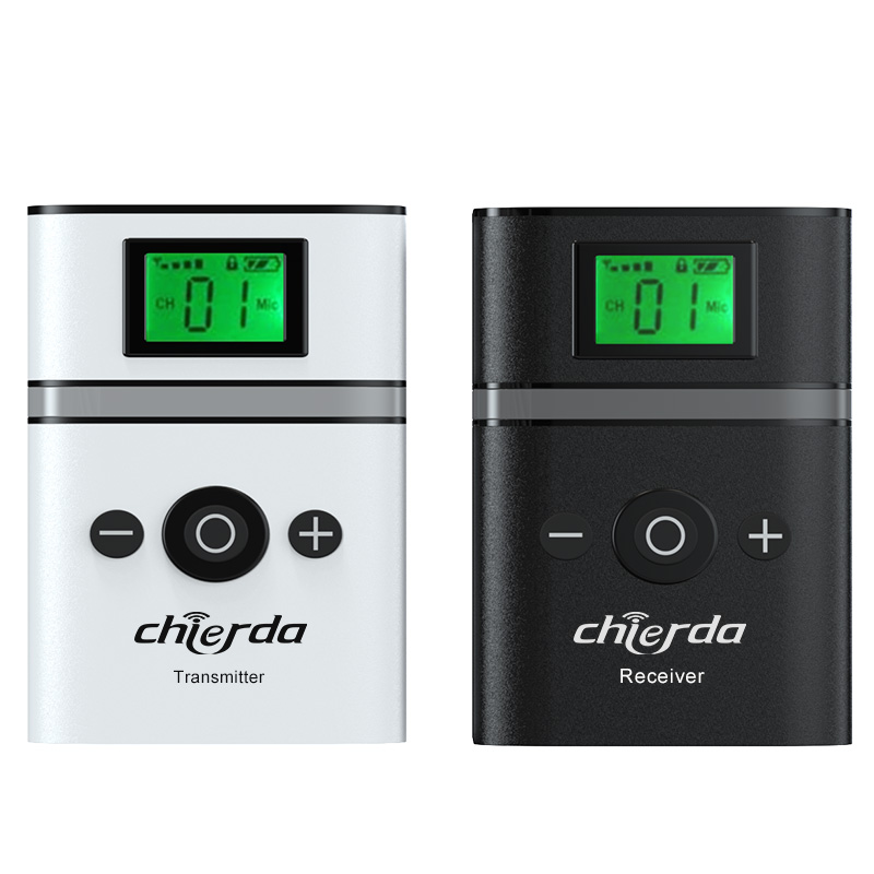 Chierda F60 2.4GHz Lightweight 150 Meters Wireless Tour Guide system