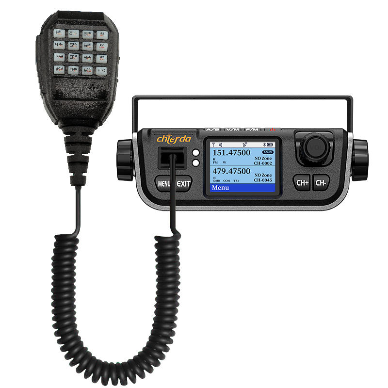 Chierda M520D 20/25W DMR Long-range Mobile Radios Vehicle Mounted